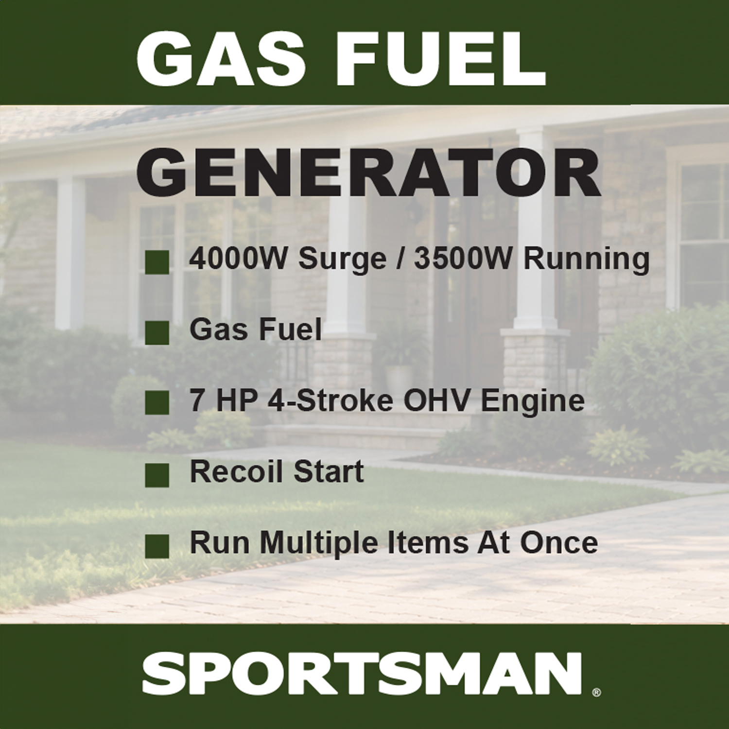 Gas Powered Generator