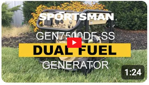 Powerful Dual Fuel Sportsman Generator