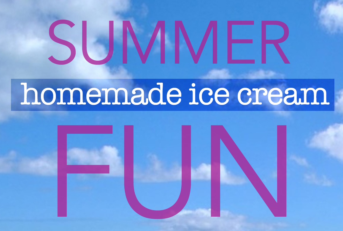 Make your own summer treat with the electric Ice Cream Maker.