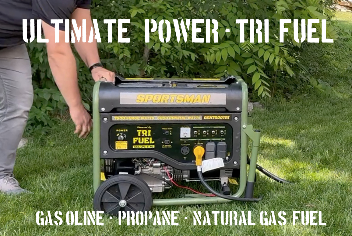 Tri fuel generator